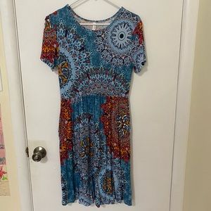 DB Moon Tshirt Flowy Dress